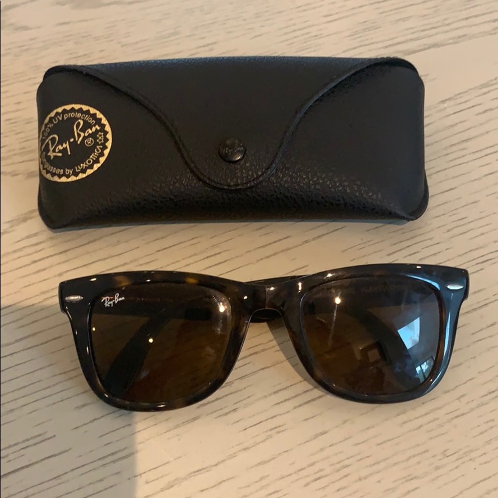 Tortoise Shell Foldable Rayban Wayfayer